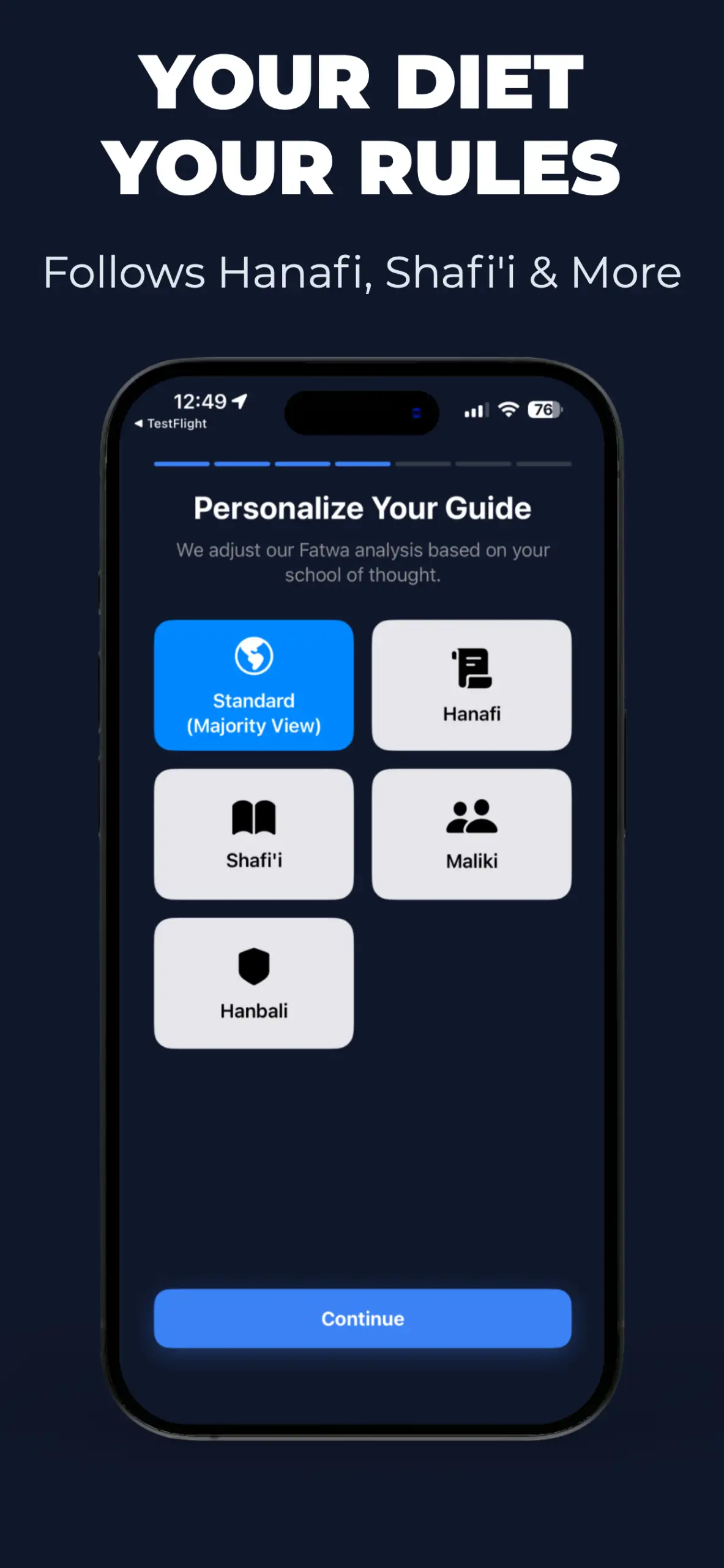 Artificial Intelligence analyzing complex food labels against strict Islamic dietary rules
